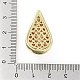 Rack Plating Brass Micro Pave Clear Cubic Zirconia Pendants(KK-H474-18G-06)-3