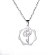 Stainless Steel Pendant Necklaces(PW-WG57218-03)-1