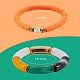 10Pcs 10 Style Handmade Polymer Clay Heishi Beaded Stretch Bracelets Set with Heart(BJEW-SW00036-01)-2