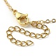 Brass Macrame Pouch Empty Stone Holder for Pendant Necklaces Making(NJEW-TA00112-01)-6