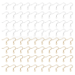 80Pcs 2 Colors Brass Earring Hooks, Ear Wire, with Horizontal Loops, Golden & Silver, 20x18x1.8mm, Hole: 1.5mm, 20 Gauge, Pin: 0.8mm, 40Pcs/color(KK-DC0002-21)