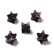 Natural Amethyst Beads, No Hole/Undrilled, Merkaba Star, 12.5~13x12.5~13x12.5~13mm(G-A206-01B-20)