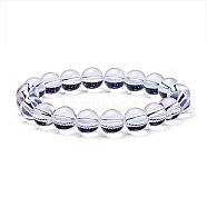 Natural Crystal Round Beads Stretch Bracelets, with Spare Beads, Elastic Fibre Wire and Iron Big Eye Beading Needle, 51~53mm(BJEW-PH0001-10mm-07)