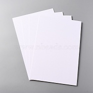 PVC Plastic Board, Polyethylene PE Board, for Sand Table, Craft, White, 300x200x2mm(AJEW-WH0324-72A)