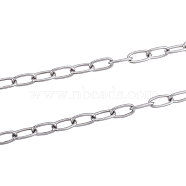 2Pcs 2 Style 304 Stainless Steel Cable Chain, Soldered, Stainless Steel Color, 1pcs/style(STAS-GA0001-06)