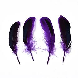 Feather Costume Accessories, Dyed, Blue Violet, 115x20mm(X-FIND-Q046-15I)