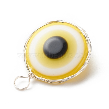 Transparent Evil Eye Resin Pendants(PALLOY-JF01845-02)-5