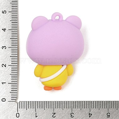 Cartoon Duckling Plastic Pendants(FIND-R100-03D)-3