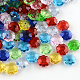 Flower Transparent Glass Beads(X-GLAA-R160-M)-1