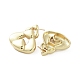 Hollow Teardrop Brass Stud Earrings(EJEW-Q811-10G)-2