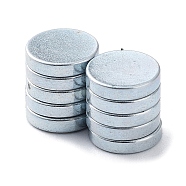 Flat Round Refrigerator Magnets, Office Magnets, Whiteboard Magnets, Durable Mini Magnets, Platinum, 7x1.5mm(FIND-K012-02G)