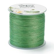 Polyester Braided Cords, for Jewelry Making Beading Crafting, Medium Sea Green, 1.5mm, about 21.87 yards(20m)/roll(OCOR-I006-A05-55)