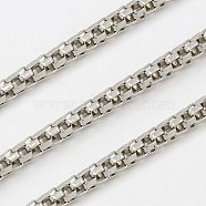 304 Stainless Steel Network Chains, Soldered, Stainless Steel Color, 2.5mm(CHS-K001-10)