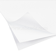 Sponge EVA Sheet Foam Paper Sets, With Double Adhesive Back, Antiskid, Rectangle, White, 30x21x0.1cm(AJEW-BC0006-30C-01)