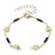 Handmade Brass Beaded Chains Bracelet Making(AJEW-JB01150-27)-1