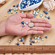 Cheriswelry 12 Stränge 12 Stil backen bemalte perlisierte Glasperlen runde Perlenstränge(HY-CW0001-02)-7