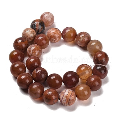 Natural Fire Crackle Agate Beads Strands(G-B079-A01-04)-3