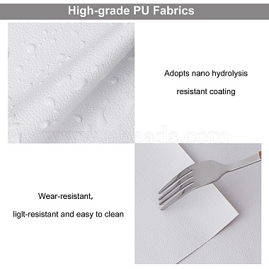 Gorgecraft 6 feuilles rectangle tissu auto-adhésif en cuir pu(DIY-GF0004-27B)-4