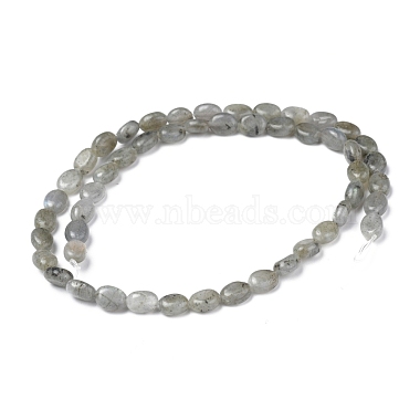 Natural Gray Labradorite Beads Strands(G-Z006-A12)-3
