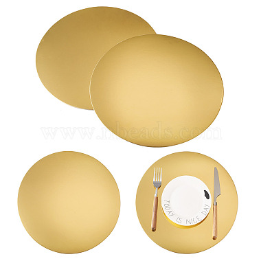 Disposable Round Paper Placemat(AJEW-TAC0030-036B)-2