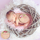 2Pcs 2 Style Single-face Printed Wooden Baby Photo Props(DJEW-WH0600-002)-4