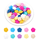 40Pcs 10 Colors Food Grade Eco-Friendly Silicone Beads(SIL-CA0001-46)-1