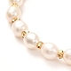 Bracelets de perles de perles naturelles pour cadeau femme fille(X-BJEW-JB06821)-4