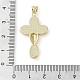 Brass Micro Pave Clear Cubic Zirconia Pendants(KK-Q813-16B-G)-3