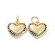 Brass Micro Pave Colorful Cubic Zirconia Charms(KK-E068-VF133)-2