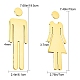 ABS Male & Female Bathroom Sign Stickers(DIY-WH0181-20A)-2