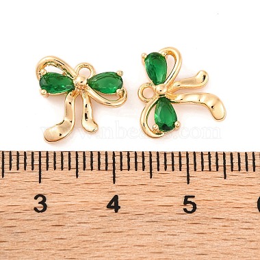 Brass Micro Pave Cubic Zirconia Charms(KK-S389-03G-02)-3