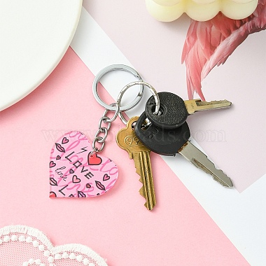 Valentine's Day Acrylic Keychain(KEYC-YW00020-01)-7