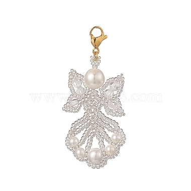 Silver Angel & Fairy Seed Beads Decoration