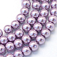 Baking Painted Pearlized Glass Pearl Round Bead Strands(HY-Q330-8mm-44)-1
