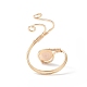 Copper Wire Wrapped Natural Freshwater Pearl Cuff Rings for Women(RJEW-JR00553-01)-7