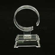 Plastic Bracelet Displays, Clear, 94x60x40mm(X-BDIS-B001-2)