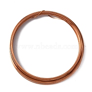 Copper Wire, Square, Raw(Unplated), 0.6x0.6mm, about 19.69 Feet(6m)/Bundle(FIND-WH0042-99A)