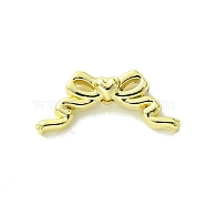 Alloy Beads, Bowknot, Golden, 9x21x4.5mm, Hole: 1.8mm(FIND-Z045-17G)