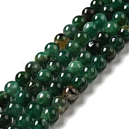 Natural Emerald Quartz Beads Strands, Round, 6.5mm, Hole: 0.8mm, about 64pcs/strand, 15.55''(39.5cm)(G-D470-12A)