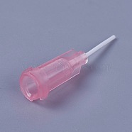 Plastic Fluid Precision Blunt Needle Dispense Tips, Pink, 30x7.5mm, Pin: 0.91mm, Inner Diameter: 0.6mm(TOOL-WH0117-11E)