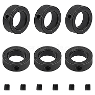 Carbon Steel Diaphragm Rings, Fixed Ring, Retainer Ring, Bearing Accessories, Electrophoresis Black, 25x9mm(FIND-UN0001-34B)