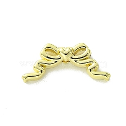 Alloy Beads, Bowknot, Golden, 9x21x4.5mm, Hole: 1.8mm(FIND-Z045-17G)