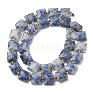 Natural Blue Spot Jasper Beads Strands(G-F839-A15-01)-5