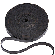 Flat Cowhide Leather Cord, for Jewelry Making, Mixed Color, 12x2mm(WL-GF0001-08C-01)