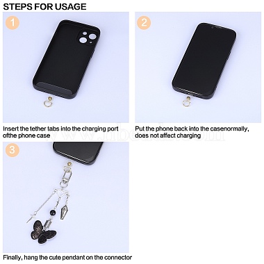 4Pcs Alloy Mobile Strap Sets(DIY-SZ0009-99)-7