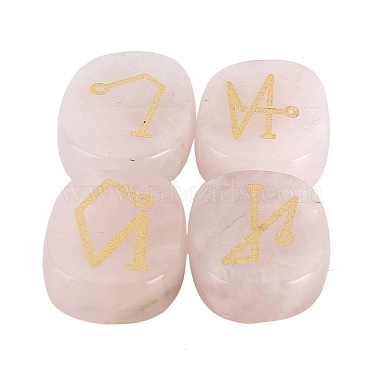 Rose Quartz Rune Stone