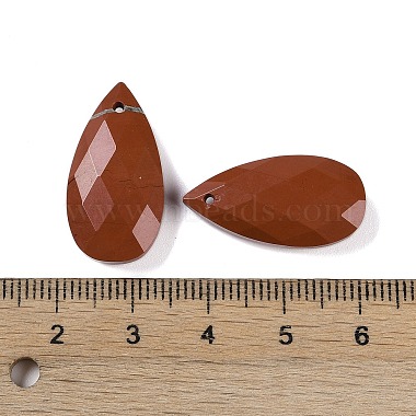 自然な赤色の碧玉のペンダント(G-C140-05M)-3