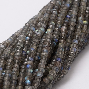 3mm Abacus Labradorite Beads