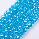 Electroplate Glass Beads Strands(X-GR6MMY-68AB)-1