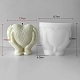 Heart with Hand Silicone Candle Holder Molds(PW-WG37014-01)-1
